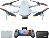Atom 2 Drone with Camera for Adults 4K Video, 8K Photo, under 249G, 3-Axis Gimbal, 10KM Transmission, AI Track, Vertical Shooting, AI Night Shot, Quickshots, Fly More Combo (96-Min Flight)